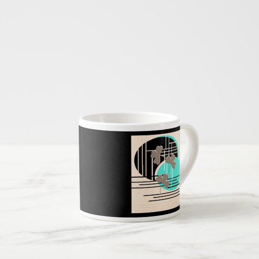 Saint Patrick, Abstraktion Espressotasse (Vorderseite Rechts)