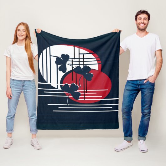 Saint Patrick, Abstraktion Fleecedecke (Beispiel)