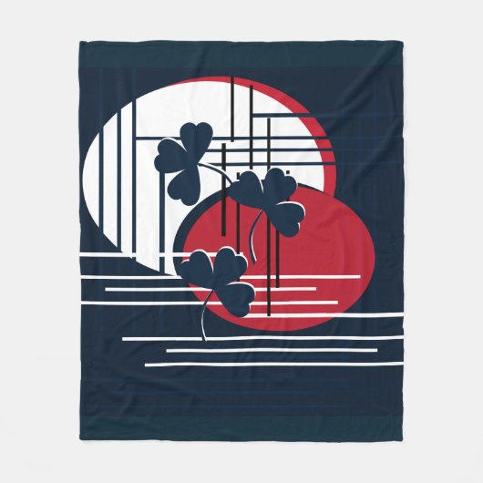 Saint Patrick, Abstraktion Fleecedecke (Vorderseite)