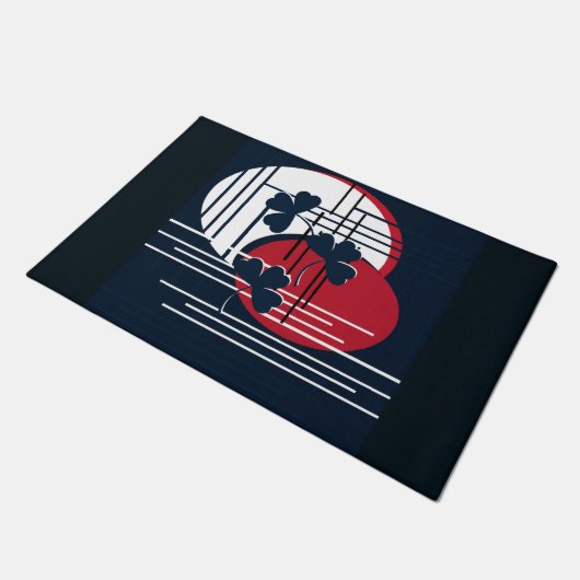 Saint Patrick, Abstraktion Fußmatte (Schrägansicht)