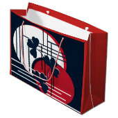 Saint Patrick, Abstraktion Große Geschenktüte (Vorderseite Schrägansicht)