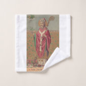 Saint Patrick Apostle von Irland Badhandtuch Set (Waschlappen)