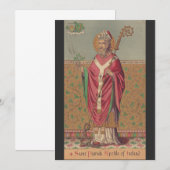 Saint Patrick Apostle von Irland Einladung (Vorne/Hinten)