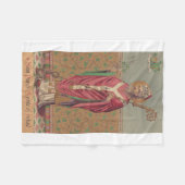 Saint Patrick Apostle von Irland Fleecedecke (Vorderseite (Horizontal))