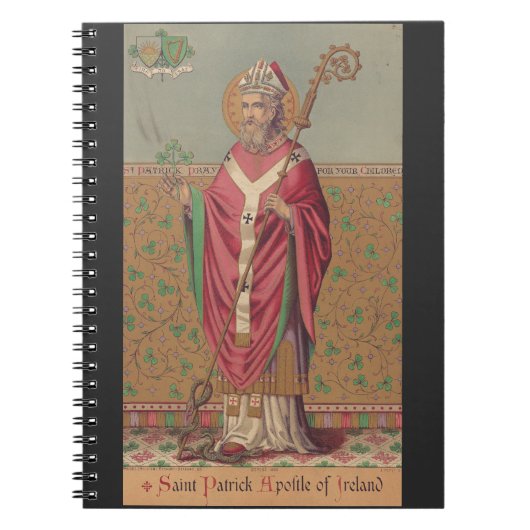 Saint Patrick Apostle von Irland Notizblock (Vorderseite)