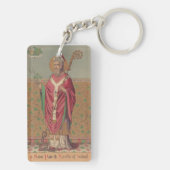 Saint Patrick Apostle von Irland Schlüsselanhänger (Rückseite)