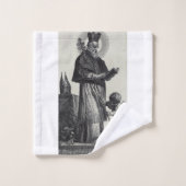 Saint Patrick Bishop und Confessor Badhandtuch Set (Waschlappen)