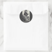 Saint Patrick Bishop und Confessor Runder Aufkleber (Tasche)