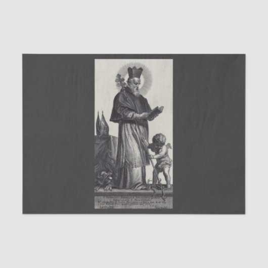 Saint Patrick Bishop und Confessor Seidenpapier (Vorderseite)