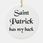 saint patrick coffee mug keramik ornament (Vorne)