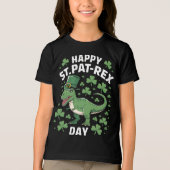 Saint Patrick Dinosaur Tri-Blend Shirt (Vorderseite)