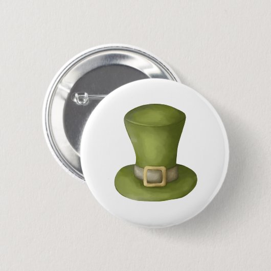 Saint Patrick elf Clip Art Button (Vorne & Hinten)