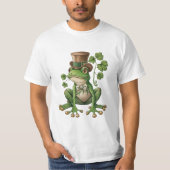 Saint Patrick - Frösche Hut T-Shirt (Vorderseite)