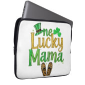 Saint Patrick Glück Mama Laptopschutzhülle (Vorne Rechts)