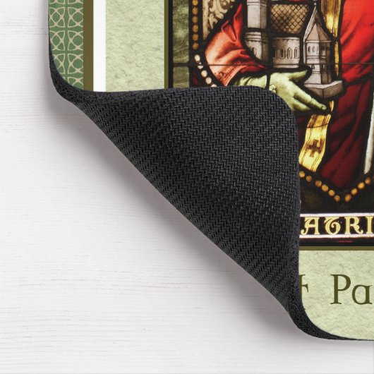 Saint Patrick Irish Blessings MousePad (Ecke)