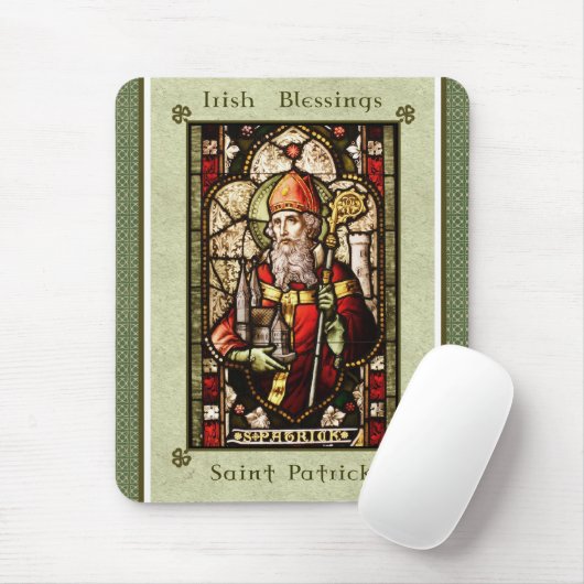 Saint Patrick Irish Blessings MousePad (Mit Mouse)