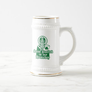Saint Patrick ist mein Homeboy Bierglas