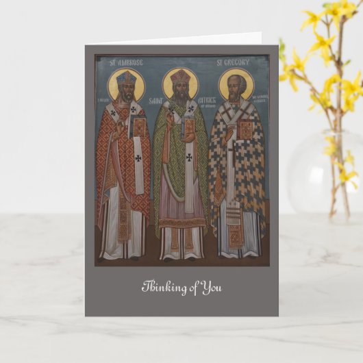 Saint Patrick Karte (Gelbe Blume)