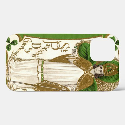 Saint Patrick, Kleeblatt Case-Mate iPhone Hülle (Rückseite (Horizontal))