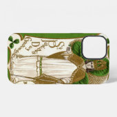 Saint Patrick, Kleeblatt iPhone Hülle (Rückseite (Horizontal))