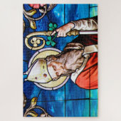 Saint Patrick, Kleeblatt Puzzle (Vertikal)