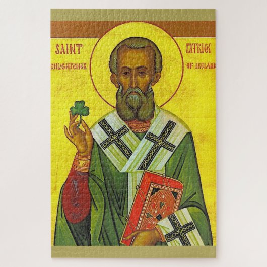 Saint Patrick, Kleeblatt Puzzle (Vertikal)