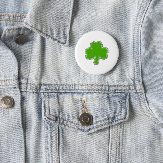 Saint-Patrick-Kleeblatt Zeichnend Button (Beispiel)