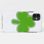 Saint-Patrick-Kleeblatt Zeichnend Case-Mate iPhone Hülle (Rückseite (Horizontal))
