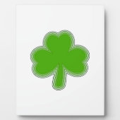Saint-Patrick-Kleeblatt Zeichnend Fotoplatte (Vorderseite)