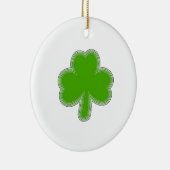 Saint-Patrick-Kleeblatt Zeichnend Keramikornament (Rechts)