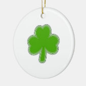 Saint-Patrick-Kleeblatt Zeichnend Keramikornament (Links)