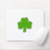 Saint-Patrick-Kleeblatt Zeichnend Mousepad (Mit Mouse)