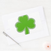 Saint-Patrick-Kleeblatt Zeichnend Rechteckiger Aufkleber (Umschlag)