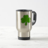 Saint-Patrick-Kleeblatt Zeichnend Reisebecher (VorderseiteRechts)