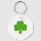 Saint-Patrick-Kleeblatt Zeichnend Schlüsselanhänger (Vorderseite)