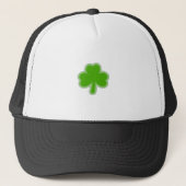 Saint-Patrick-Kleeblatt Zeichnend Truckerkappe (Vorderseite)