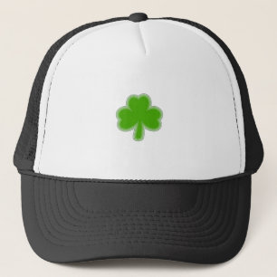 Saint-Patrick-Kleeblatt Zeichnend Truckerkappe