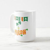 Saint Patrick März Kaffeetasse (Vorderseite Links)