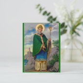 Saint Patrick Postkarte (Stehend Vorderseite)