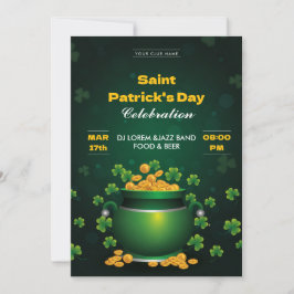 Saint Patrick’s Day Celebration Party Invitation Einladung