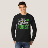 Saint Patrick s Day Managed Care Nurse One Lucky N T-Shirt (Vorne ganz)