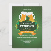 Saint Patrick’s Day Party Invitation Einladung (Vorderseite)