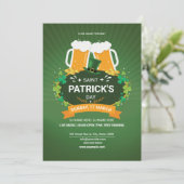 Saint Patrick’s Day Party Invitation Einladung (Stehend Vorderseite)