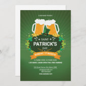 Saint Patrick’s Day Party Invitation Einladung (Vorne/Hinten)