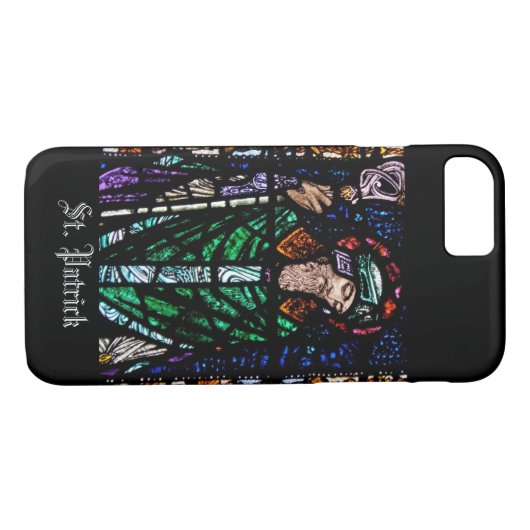 Saint Patrick Stains Glass Case-Mate iPhone Hülle (Rückseite (Horizontal))
