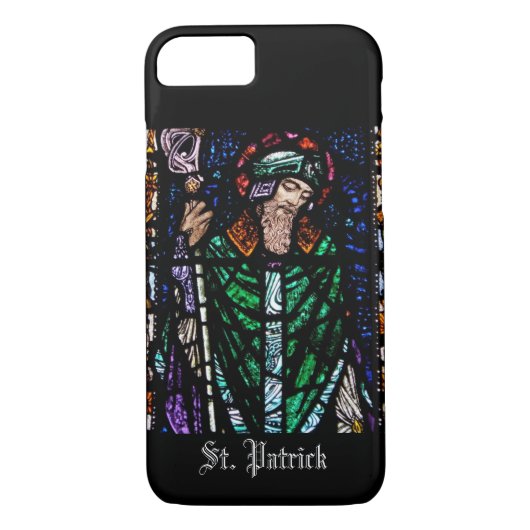 Saint Patrick Stains Glass Case-Mate iPhone Hülle (Rückseite)