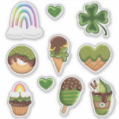Saint Patrick Stickers Aufkleber (Vorderseite)