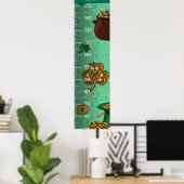 Saint Patrick Themendiagramm Poster (Heimbüro)