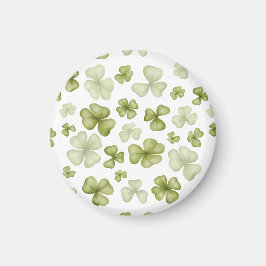 Saint Patrick Uhren Clip Art Magnet