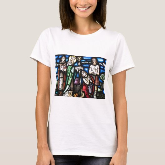 Saint Patrick und seine Anhänger T-Shirt (Vorderseite)